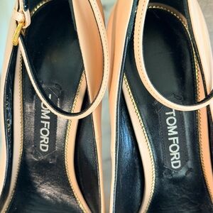 Tom Ford Black and Cream Heels